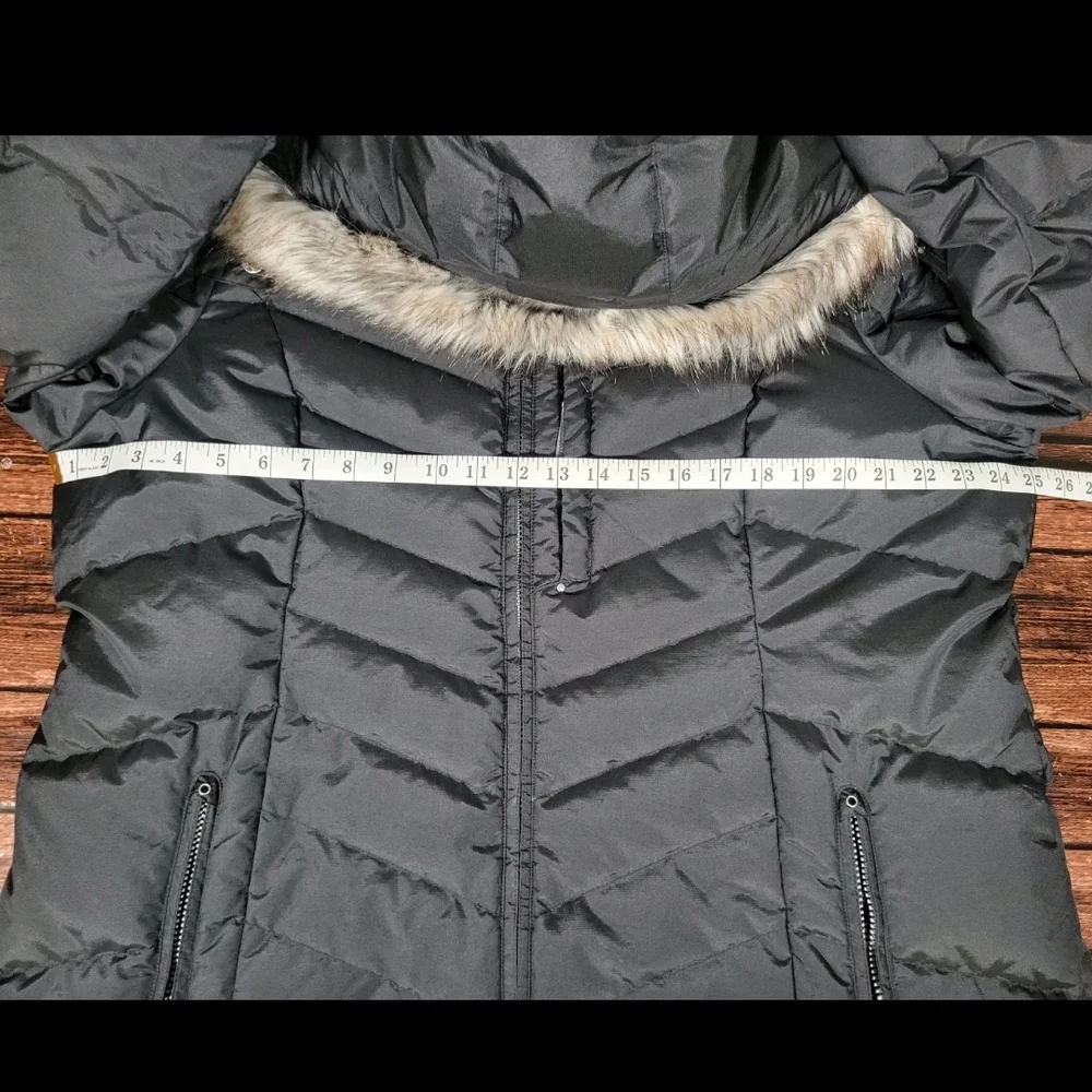 Eddie Bauer Women’s Sun Valley Down Parka Black Size XXL - Picture 8 of 13